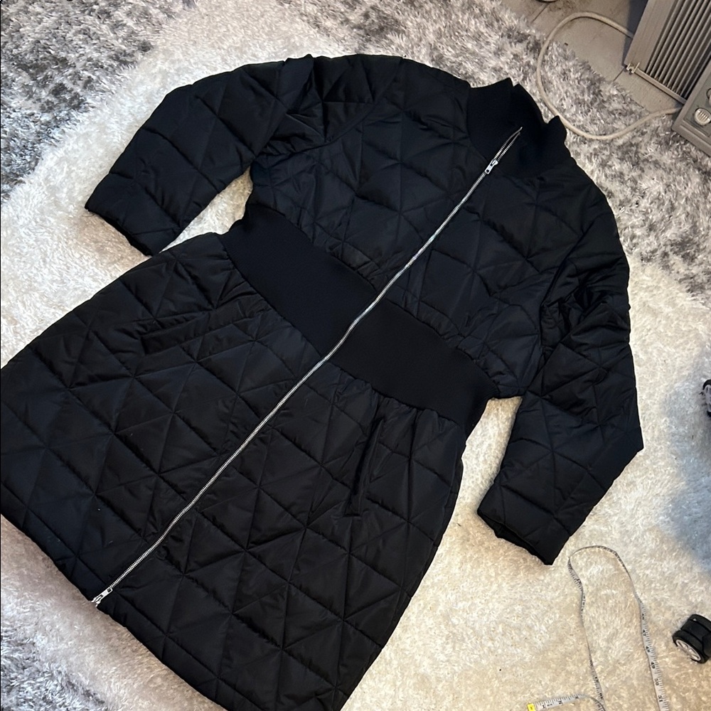 XL City Chic Black Puffer Jacket